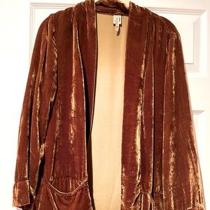 XCVI open unstructured blazer